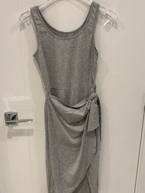 SHEIN Grey Wrap Front Tank Dress – Size Small – $15